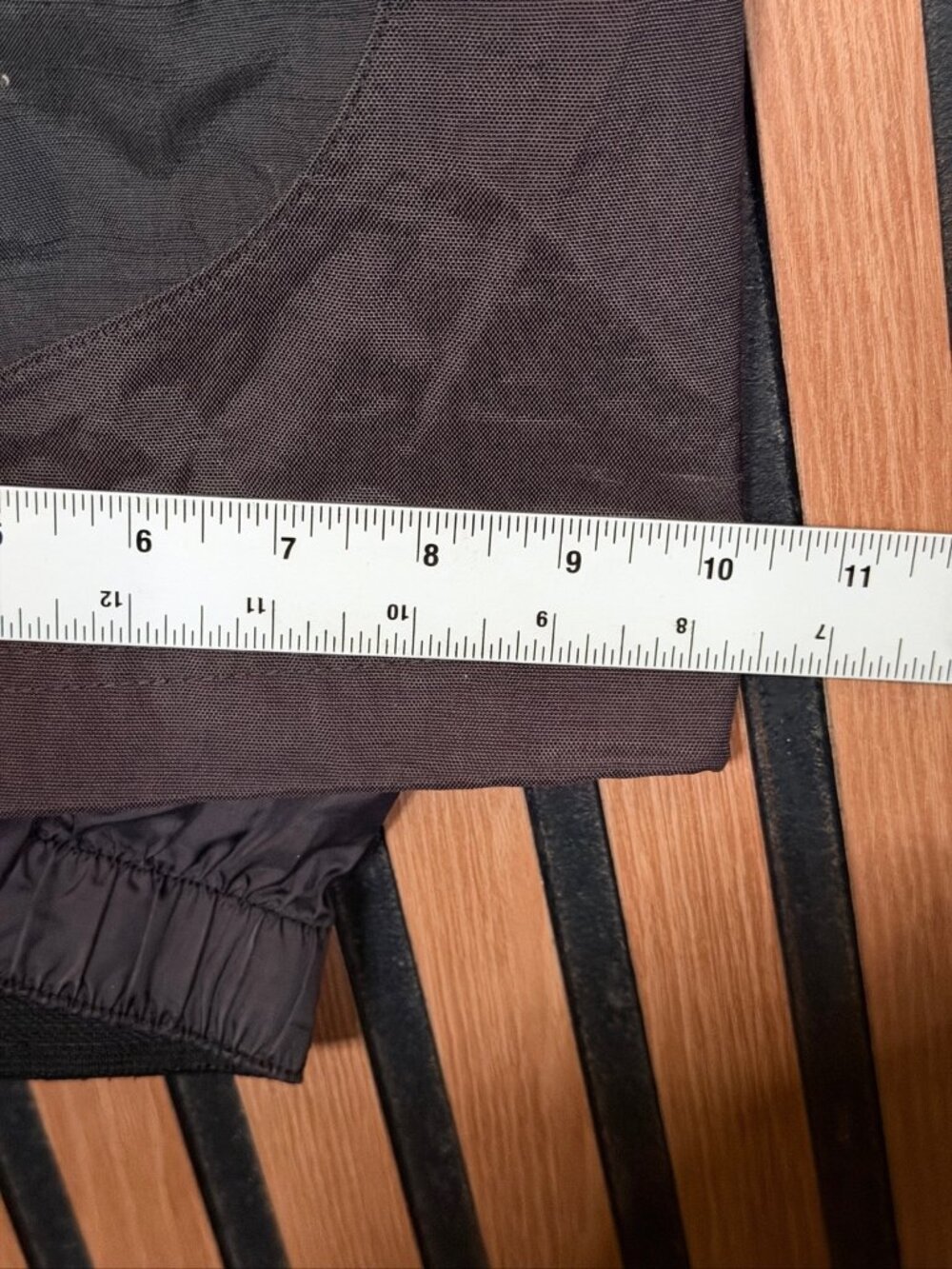 REI Pants Medium Mens Black Pocket Zip Nylon Stretch Stretch Waist - Picture 7 of 9